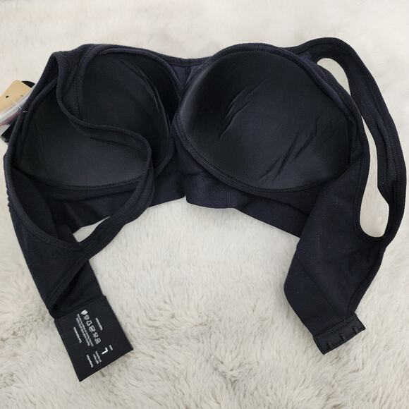 NEW Truekind Daily Comfort Wireless Shaper Seamless Bra - Black (Plus Size L) - Picture 10 of 14